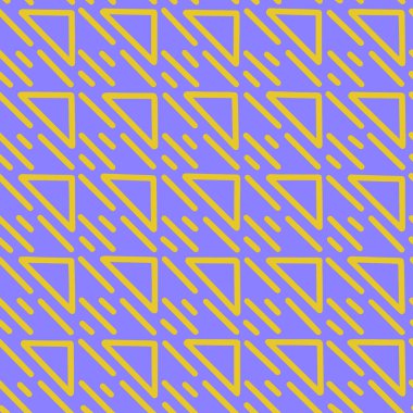 Çizgiler ve üçgenler pürüzsüz desen. Vektör illüstrasyonu kumaşlar, tekstil, ağ, davet, kart için kullanılabilir.