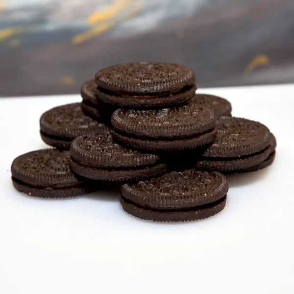 Cookies Dark Chocolate Chips — Stock Photo, Image