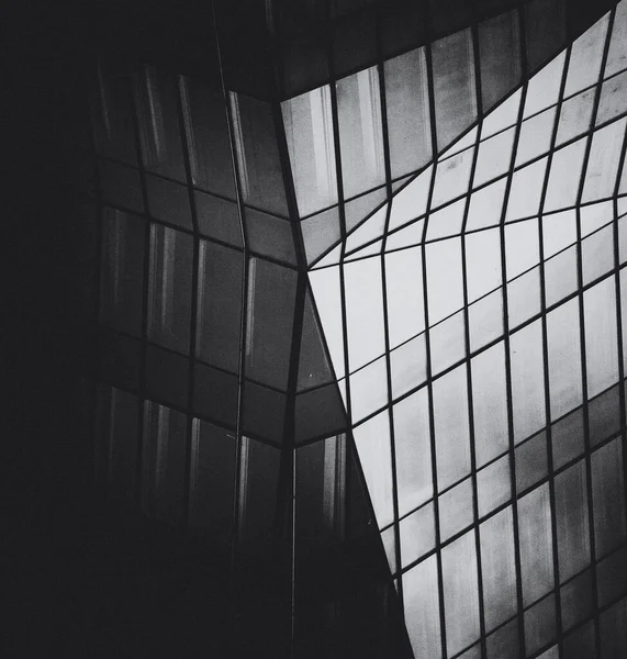 Architecture Moderne Noir Blanc — Photo