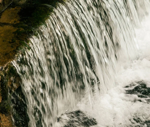 Wodospad Lesie Piękne Zdjęcie Cyfrowe — Zdjęcie stockowe