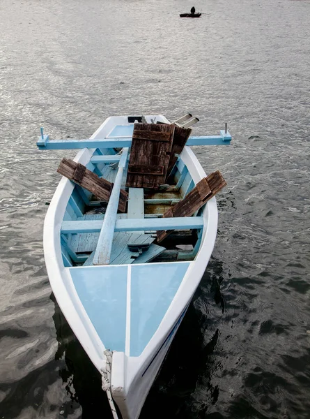 Barco Madeira Mar — Fotografia de Stock