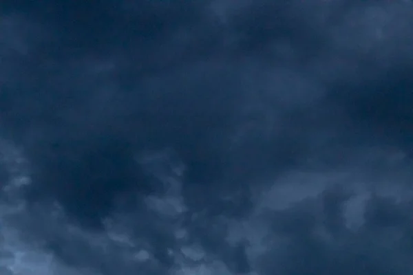 Beautiful Dark Sky Ukraine Awesome Grey Clouds Background Weather Close — Stock Photo, Image