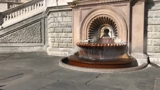 Acqui Terme Alessandria Piemonte Itália Bollente Spring — Vídeo de Stock