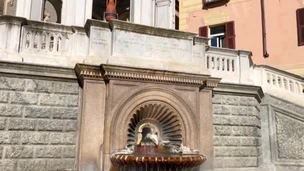 Acqui Terme Alessandria Piedmont Italy Bollente温泉 — 图库视频影像