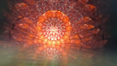 Kaleydoskop geçmişi. Çekim gerçek bir Kaleydoskop ile yapılır.