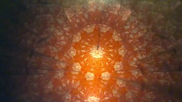 Latar Belakang Kaleidoskop Shooting Done Real Kaleidoscope — Stok Video