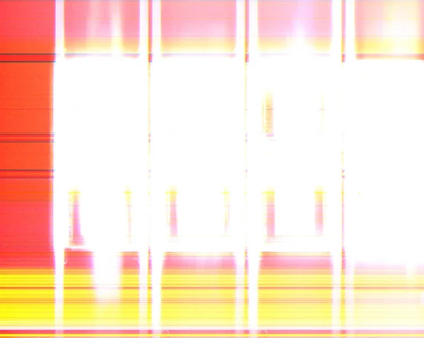 Абстрактний Фон Червоний Жовтий Помаранчевий Кольори Горизонтальна Біла Центральна Область Ліцензійні Стокові Фото