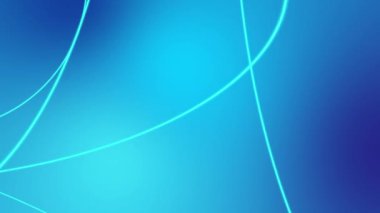 Mavi çizgileri olan sanatsal bir arkaplan. Soyut çizgi animasyonu taşınıyor. Geometrik dinamik arkaplan