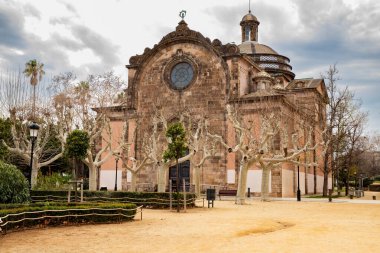 Barcelona 'daki Parc de la Ciutadella' daki askeri kilise