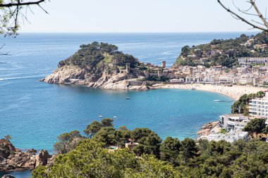 Eski Tossa de Mar Kalesi ve Azure Denizi 12.05.2024 İspanya