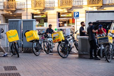Şehir Hareketi, Glovo Sürücüsü Şehir Sokakları