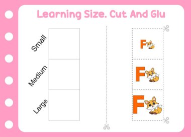 Öğrenme boyutu, kesim ve zamk tilkisi. çocuk eğitimi ve öğrenimi