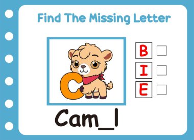 Kayıp deve mektubunu bul. Sevimli, küçük bir arı.