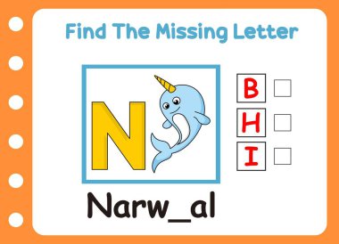 Kayıp deniz gergedanının kayıp harfini bul..