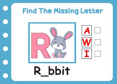 Küçük sevimli tavşanın kayıp mektubunu bul .