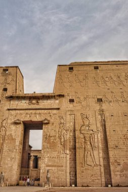 View of theTemple of Horus at Edfu in Egypt