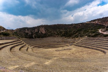 Peru 'daki Moray terasları İnka İmparatorluğu' nun gelişmiş tarım tekniklerini gözler önüne seriyor.