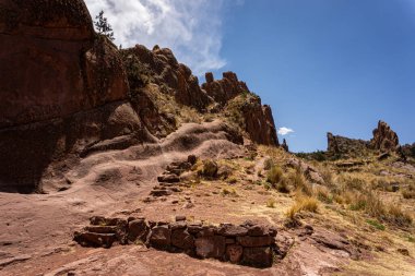 Puno Peru 'daki Mistik Aramu Muru Willka Uta Taş Kapısı Kutsal Kolombiya Bölgesi