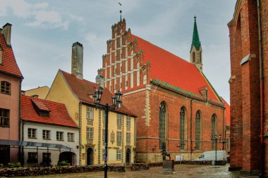 St. John's Church is a Lutheran church in Riga, in the Old Town. In the architectural aspect, it is a bizarre combination of late Gothic, Northern Renaissance, Mannerism and Baroque.