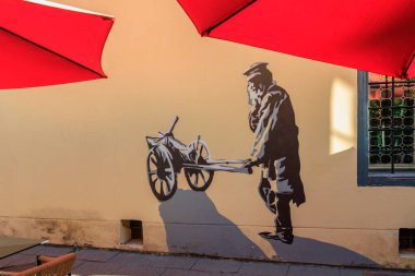 Vilnius. The walls remember.The walls remember: an art project in memory of the Jewish community.