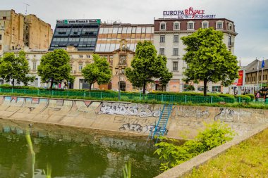 Bükreş. Romanya.Hotel Europa Royale Bükreş 'in göbeğinde 19. yüzyıldan kalma bir binada bulunuyor..