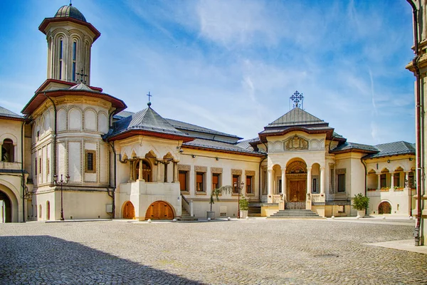 Bucharest Rumania Palacio Patriarcal Catedral Los Santos Constantino Helena Ciudad — Foto de Stock