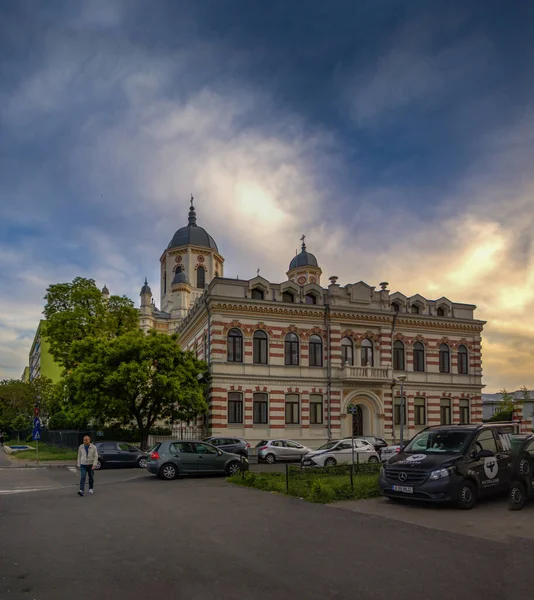Spyridon Templom Bukarest Románia — Stock Fotó