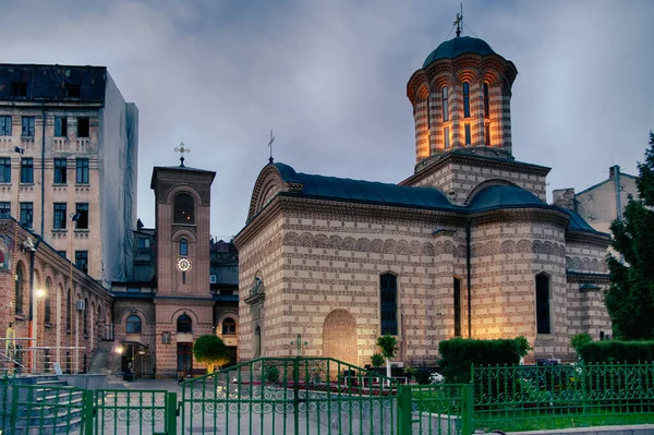 ブカレストだ ルーマニアだ 聖アンソニー教会 聖アンソニー教会 英語版 ブカレストで現存する最古の宗教建築物 — ストック写真