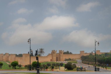 Bab Zaer, Rabat, Fas 'ın antik şehir duvarında.