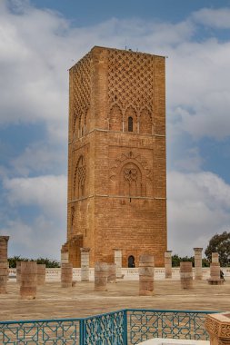 Hasan Kulesi Fas 'ın başkenti Rabat' ta. İnşaata 1195 yılında Yacub al-Mansur tarafından başlandı..