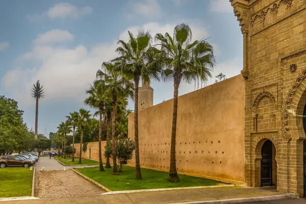 라바트 모로코 라바트에있는 궁전에 스타일의 모로코의 로열티 프리 스톡 사진
