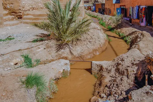 Ksar Ait Ben Haddou, eski Berber kerpiç köyü ya da kasbah. Ouarzazate, Draa-Tafilalet, Fas, Kuzey Afrika