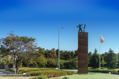 CZECH REPUBLIC, PRAGUE. Operation Anthropoid Memorial, Liben district, Prague, Czech republic - the assassination of Nazi official Reinhard Heydrich by czech partisans on May 27, 1942. clipart