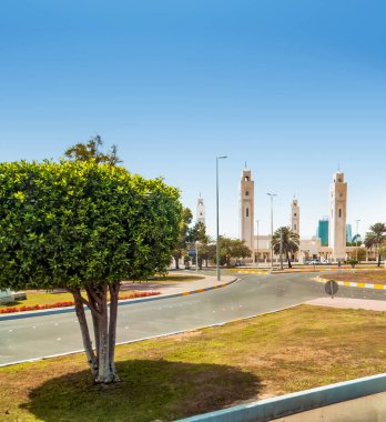 Şeyh Sultan Bin Zayed Birinci Cami, Bateen, Abu Dabi, Birleşik Arap Emirlikleri.