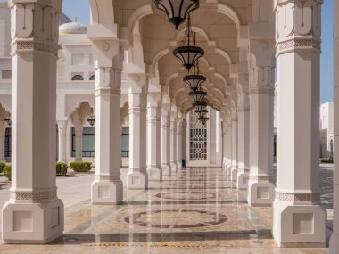 ABU DHABI, BAE. Qasr Al-Watan Birleşik Arap Emirlikleri Başkanlık Sarayı, Abu Dabi, BAE.