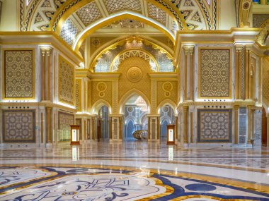 Abu Dabi, BAE. Qasr Al Watan, Başkanlık Sarayı Kapalı, Birleşik Arap Emirlikleri