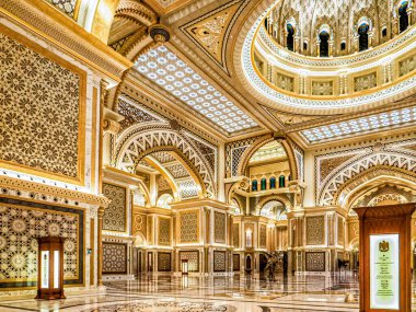 Abu Dabi, BAE. Qasr Al Watan, Başkanlık Sarayı Kapalı, Birleşik Arap Emirlikleri