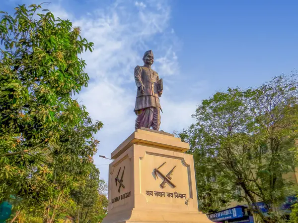 Mumbai Maharashtra 'da. Hindistan. Rahmetli Lal Bahadur Shastri Anıtı Hindistan 'ın ikinci başbakanı ve Hint Şatosu' nun kıdemli liderlerinden biriydi.