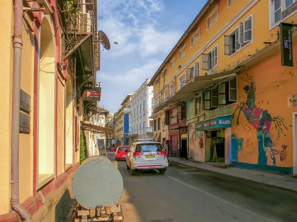 Eski Keneseth Eliyahoo Sinagogu, restorasyon sonrası, 2020 Fort Mumbai. Maharashtra. Hindistan. Asya.