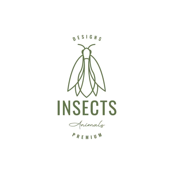 animal insect grasshopper cricket lines art hipster logo design vector icon