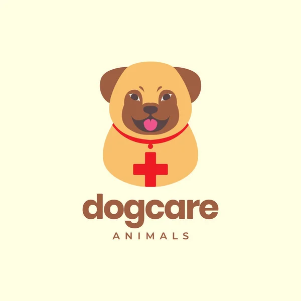 Ζώο Κατοικίδια Ζώα Κουτάβι Υγειονομική Περίθαλψη Κλινική Μασκότ Χαριτωμένο Κινούμενα — Διανυσματικό Αρχείο