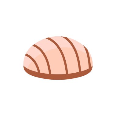 Beyaz arkaplanda çikolata şekeri ve kutular. Vektör illüstrasyonu..