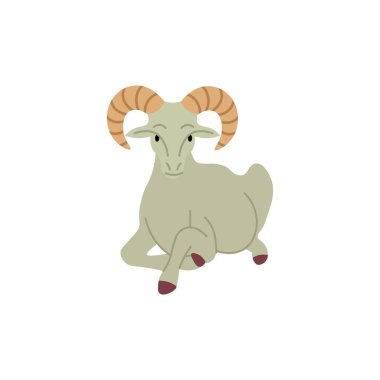 Kral, imparator taş bir tahtta oturuyor. Binbaşı Arcana tarot kartı tasarımı. El çizimi düz çizgi film tarzı. EMPEROR