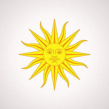 Mayıs Güneşi - Uruguay bayrağının sembolü.