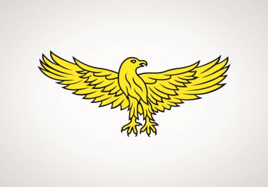 Eagle - symbol from the flag of Zambia clipart