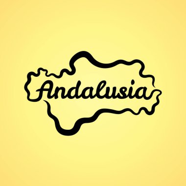 Endülüs Haritası - bir satırda şekil ve isim