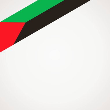 Bir sayfanın sol üst köşesi için Martinique bayrağının köşesi.