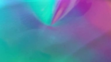 Neon yeşil sentetik dalga buharı hologram, yanardöner arka plan, bilim kurgu, soyut sentetik, fütüristik teknoloji, fütüristik stok.