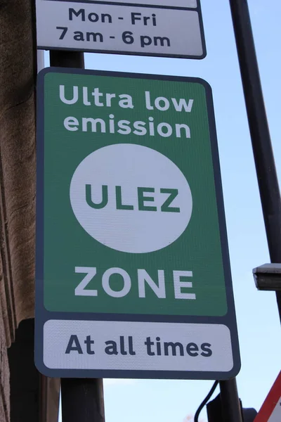 Ulez London Storbritannien April 2019 Ulez Ultra Low Emission Zone — Stockfoto
