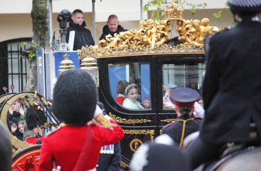 Londra, İngiltere. 06 Mayıs 2023. 6 Mayıs 2023, Londra, Birleşik Krallık: Kral III. Charles Prensesi Charlotte ve Galler Prensesi 'nin taç giyme töreni sırasında taç giyme töreni 